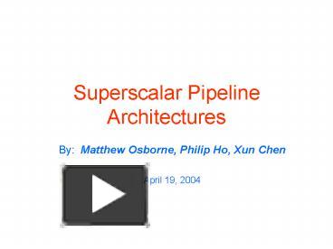 Super pipeline architecture ppt presentation