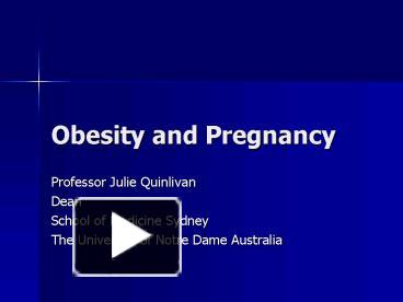 Pathophysiology of obesity ppt
