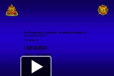 PPT – UMODPC PowerPoint presentation | free to view - id: 141d5a-NDQ1N
