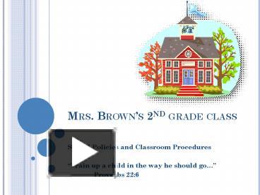 Mrs' Browns 2nd grade class presentation | free to view