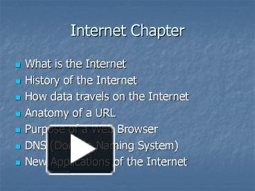 Internet Chapter presentation | free to download image.