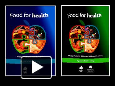 DIETARY GUIDELINES FOR CHILDREN AUSTRALIA visual data 7