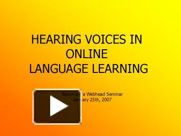 USING TECHNOLOGY IN THE CLASSROOM presentation | free to view