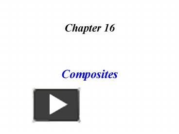 Composites presentation | free to view