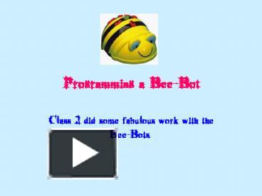 Bee Bot Powerpoint 2025