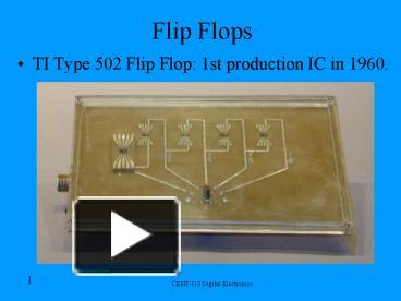 PPT – Flip Flops PowerPoint presentation | free to view - id: 1dc80e-ZDc1Z
