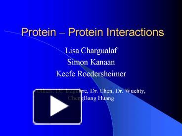 PPT – Protein PowerPoint presentation | free to view - id: 1f6622-ZDc1Z 
