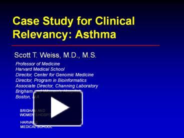 Case history of asthma patient picture