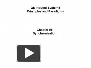 distributed systems principles and paradigms chapter 2 ppt
