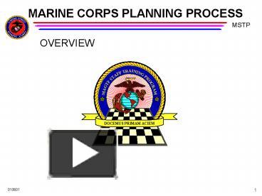 PPT – MARINE CORPS PLANNING PROCESS PowerPoint presentation | free to