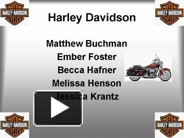 Harley davidson powerpoint template free