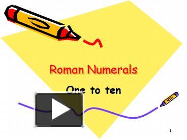 How to write numerals for schools