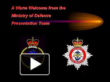 PPT – AUTOMATIC FIRE SUPPRESSION FOR ARMOUR FIGHTING VEHICLES