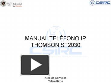 TÉLÉPHONE VOIP THOMSON ST2030 EUR 30,00 - FR