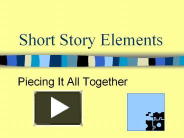 Short Story Elements presentation | free to view