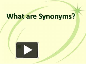 Display synonym image