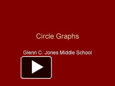 PPT – Circle Graphs PowerPoint presentation | free to view - id: 407014 ...