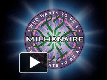 powerpoint template who wants to be a millionaire