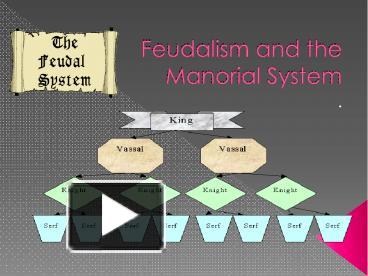 Ppt Feudalism And The Manorial System Powerpoint Presentation Free To Download Id 49e7d9 Nmqwn