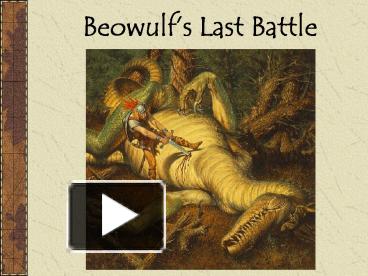 Beowulf presentation | free to view