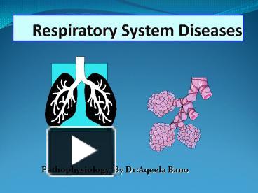 diseases of the respiratory system ppt grade 9
