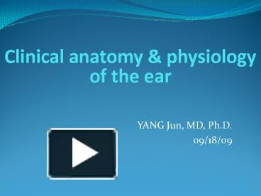 clinical anatomy of nervous system ppt