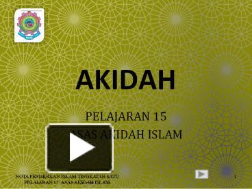 Ppt Akidah Powerpoint Presentation Free To Download Id 5129ee Yjc1n