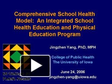 Health education in schools ppt