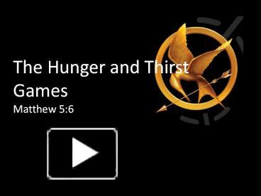 Hunger games google slides template image