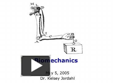 biomechanics of muscle ppt