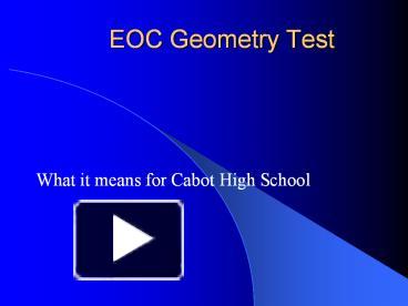 EOC Geometry Test presentation | free to view