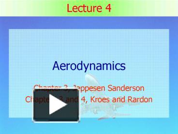 Aerodynamics presentation | free to view