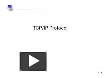 PPT – TCP/IP Protocol PowerPoint presentation | free to download - id ... image.