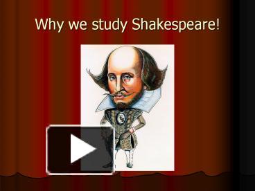 Pay for shakespeare studies presentation picture