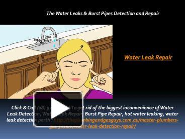 Water Leak Repair presentation | free to download