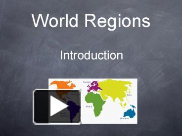 World Regions presentation | free to download
