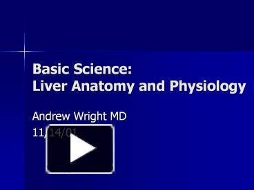 functions of liver physiology ppt