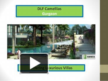 DLF Camellias Price List presentation | free to download