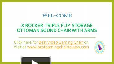 Ppt X Rocker Wireless Audio Gaming Chair Powerpoint Presentation