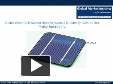 Printable Solar Cells Market