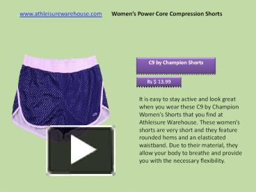 c9 power core compression shorts women's