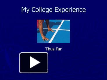 Presentation experience example image