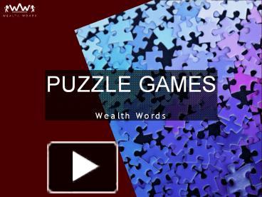 PPT – PUZZLE GAMES – 40 BEST PUZZLE GAMES TO PLAY IN 2019 PowerPoint ...