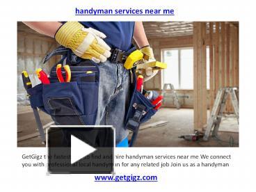 handyman services near me presentation | free to download