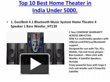 best woofers under 5000