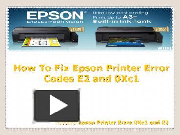 fix epson printer near me