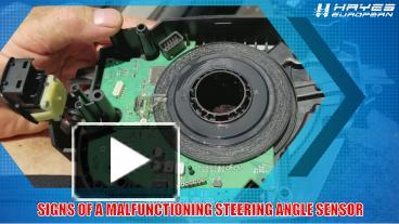 Signs of a Malfunctioning Steering Angle Sensor presentation free to