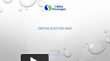 electric bicycle design ppt