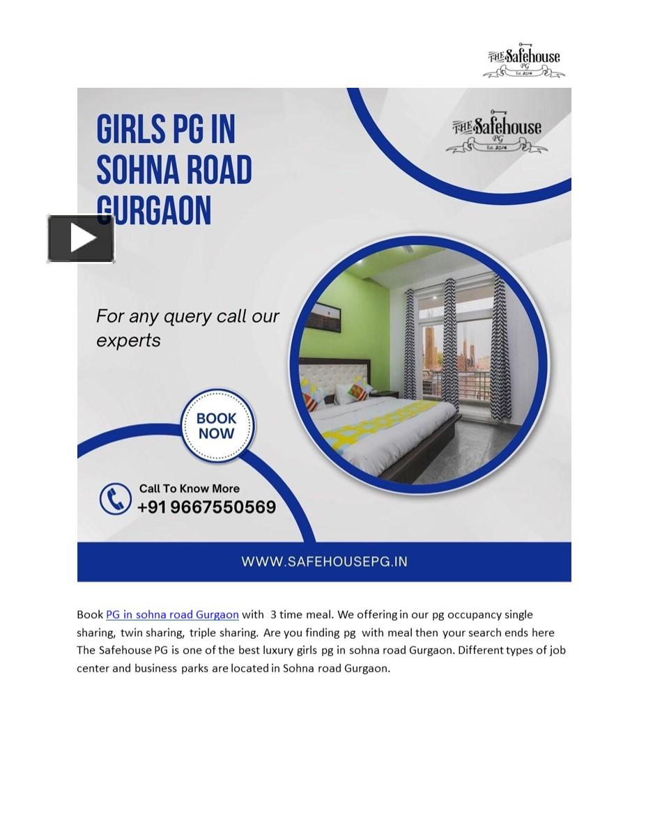 PPT Girls PG in Sohna Road Gurgaon with 3 Time Meal PowerPoint presentation free to download