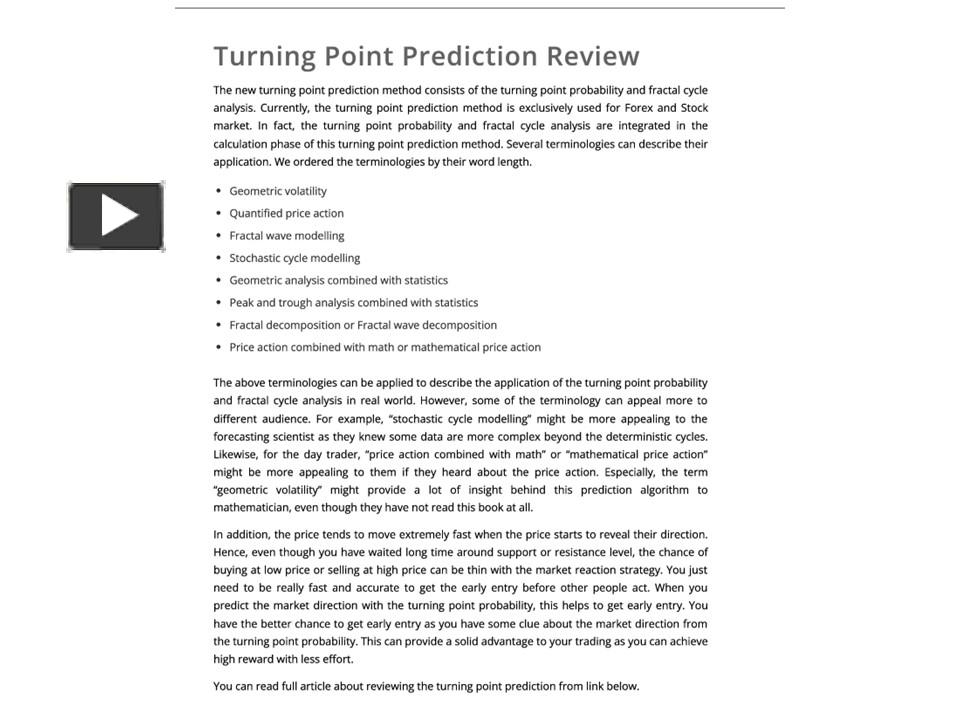 PPT Turning Point Prediction Review PowerPoint presentation free to